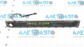 Накладка порога наружная передняя левая Audi Q3 83A 19-25 черная с подсветкой, S-Line, хром, потерта