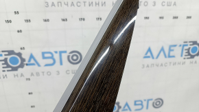 Panou decorativ ușă (carton) pentru BMW X3 G01 dreapta spate 18-21, aspect lemn, cu iluminare din spate, cu mâner, zgârieturi, elemente de fixare rupte, carcasă conector defect