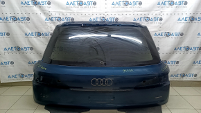 Дверь багажника голая со стеклом Audi Q7 20-26 синий LV5Z