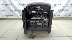 Пассажирское сидение Audi Q7 20-24 кожа серая, c airbag, подогрев, электро, царапины, под химчистку