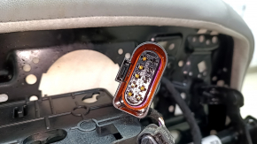 Пассажирское сидение Audi Q7 20-24 кожа серая, c airbag, подогрев, электро, царапины, под химчистку