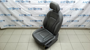 Водительское сидение Audi Q7 20-24 кожа серая, c airbag, подогрев, электро, царапины, под химчистку