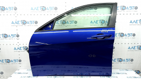 Дверь в сборе передняя левая Hyundai Elantra 21-23 Keyless, синий YP5, тычки
