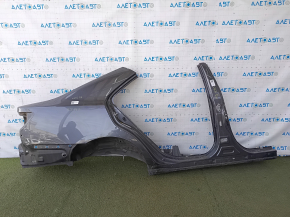 Четверть крыло задняя правая Toyota Camry v50 12-14 usa графит, отпилена, с центральной стойкой, тычки