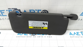Козырек левый Hyundai Elantra 21-26 без люка, темно-серый, без крючка