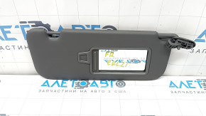 Parasolar dreapta pentru Hyundai Elantra 21-26 fără trapă, gri închis, fără cârlig