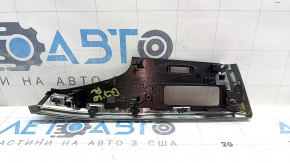 Накладка передней панели левая верхняя Audi Q7 20-26 черный глянец