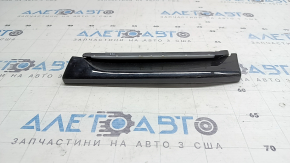Ornamente laterale stânga inferioare pentru Audi Q7 20-26, lemn gri-maro, cu iluminare din spate