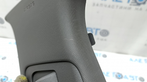 Накладка центральной стойки верхняя ремень левая Hyundai Elantra 21-23 темно-серая, царапины