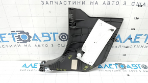 Накладка передней стойки нижняя правая Hyundai Elantra 21-23 темно-серая, потерта, царапины