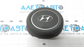 Подушка безопасности airbag в руль водительская Hyundai Elantra 21-26 темно-серая