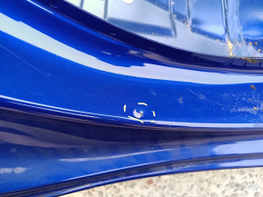Четверть крыло задняя правая Hyundai Elantra 21-23 на кузове, синяя, вмятинки, тычка