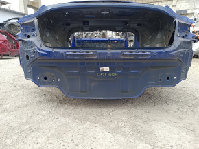 Задняя панель Hyundai Elantra 21-23 на кузове, синяя