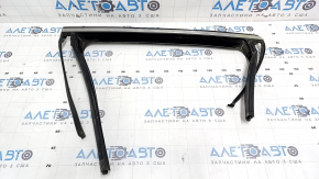 Garnitură de etanșare sticlă cu ornament superior spate stânga Chrysler 200 15-17 cromată, zgârieturi