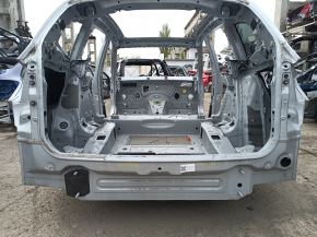 Задняя панель BMW X3 G01 18-24 2 части, на кузове, серебро