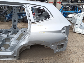 Четверть крыло задняя левая BMW X3 G01 18-24 на кузове, серебро, тычка