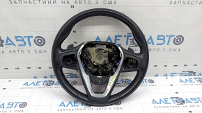 Volan BMW X3 G01 18-24 din piele, negru, încălzit, cu strat protector, cu butoane și padele, zgârieturi, lovituri, rupturi