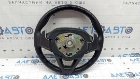 Volan BMW X3 G01 18-24 din piele, negru, încălzit, cu strat protector, cu butoane și padele, zgârieturi, lovituri, rupturi