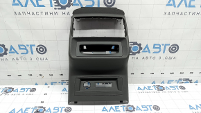 Ornamente consolă centrală spate Audi Q7 16-26, gri, 3 piese