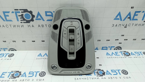 Плафон освещения передний в сборе Audi Q7 20-26 под панораму, серый, царапины