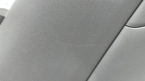 Обшивка двери карточка задняя левая Hyundai Elantra 21-23 темно-серая, вставка и подлокотник, пластик, потерта