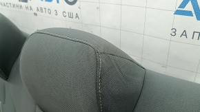 Спинка заднего ряда сидений Hyundai Elantra 21-23 ткань темно-серая, цельная спинка, под чистку, примята