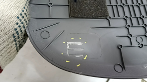 Водительское сидение Hyundai Elantra 21-23 без airbag, механическое, ткань темно-серая, сломаны крепления задней накладки, под химчистку