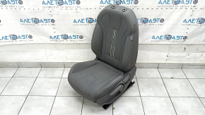 Водительское сидение Hyundai Elantra 21-23 без airbag, механическое, ткань темно-серая, сломаны крепления задней накладки, под химчистку