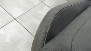 Водительское сидение Hyundai Elantra 21-23 без airbag, механическое, ткань темно-серая, сломаны крепления задней накладки, под химчистку