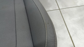 Пассажирское сидение Hyundai Elantra 21-23 без airbag, механическое, ткань темно-серая, сломаны крепления задней накладки, под химчистку