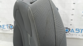 Пассажирское сидение Hyundai Elantra 21-23 без airbag, механическое, ткань темно-серая, сломаны крепления задней накладки, под химчистку
