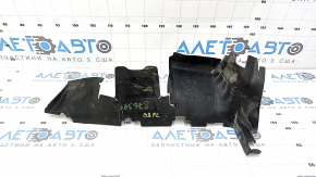Deflector radiator stânga pentru VW Passat B8 16-19 SUA, suport defect