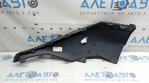 Губа переднего бампера правая Audi Q7 20-24 синяя, потерта