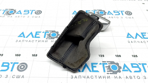 Ручка АКПП Hyundai Elantra 21-23 резина темно серая с черным кожаным чехлом, сломано крепление, трещина в рамке