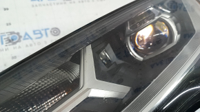 Фара передняя левая в сборе Audi Q7 20-24 с уплотнителем, LED+галоген, царапины