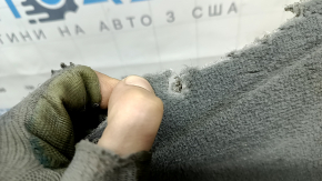 Покрытие пола переднее правое Audi Q7 16-26 серое, без накладки, под химчистку, надрыв