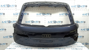 Дверь багажника голая Audi Q5 80A 18-20 синий LX5R, вмятина, трещины