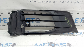 Решетка переднего бампера левая Audi Q7 20-26 структура, под парктроник