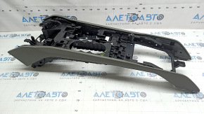 Накладка центральной консоли верхняя Audi Q7 20-24 серая