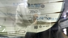 Дверь багажника голая со стеклом Ford Escape MK4 20-22 черный UM, ,со спойлером, с трапецией дворника и поводком, царапины на стекле
