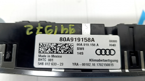 Управление климат-контролем заднее Audi Q5 80A 18-24 под подогрев сидений, царапины