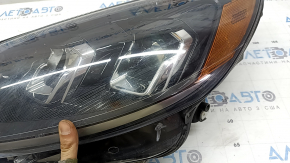 Фара передняя левая Ford Escape MK4 20-22 галоген + LED DRL, полез лак, треснуто крепление стекла