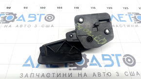 Ручка открытия замка капота салонная Audi Q7 16-26 черная, с кронштейном
