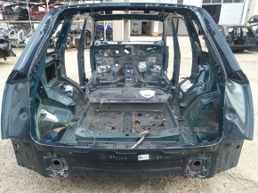 Panou spate Audi Q7 16-26, 2 părți, albastru, pe caroserie