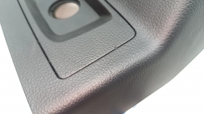 Ornamente consolei centrale spate Audi Q5 80A 18-24, negre cu ornamente inferioare, uzate