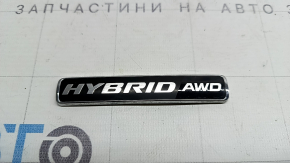 Эмблема надпись Hybrid AWD двери багажника Ford Escape MK4 20-26