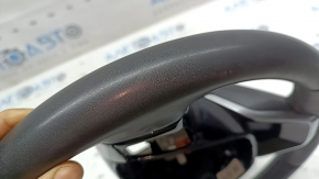 Руль голый Ford Escape MK4 20-22 кожа черный, под подогрев, без кнопок, потерт