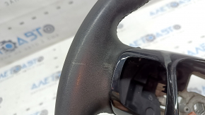 Руль голый Ford Escape MK4 20-22 кожа черный, под подогрев, без кнопок, потерт