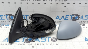 Зеркало боковое левое в сборе VW Tiguan 09-17 поворотник, подогрев, подсветка
