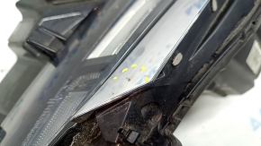 Фара передняя правая Toyota Sienna 21-26 LED, LE, XLE, Led, выгорел центральный LED, тычка на хроме